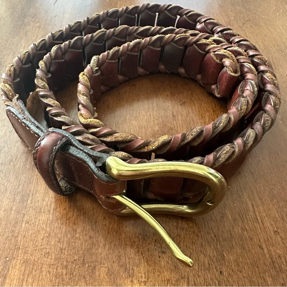 Leather belt unbranded